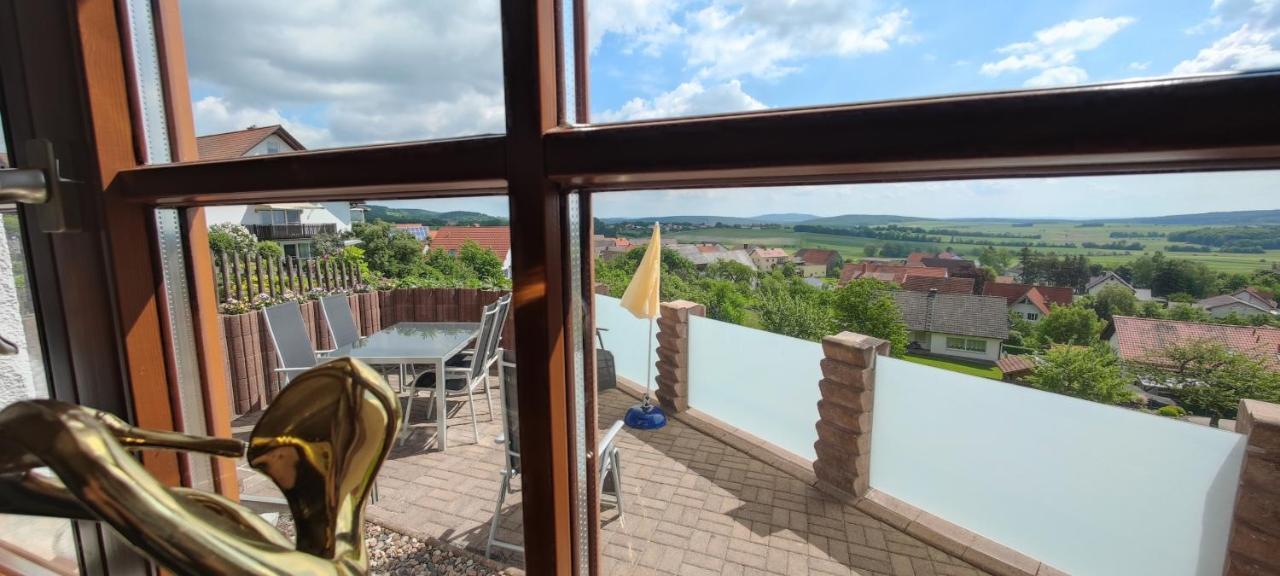 Ferienwohnung Look Wide Oberelsbach Eksteriør billede